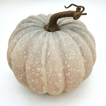Way to Celebrate Harvest Blue Gray Foam Decorative Short Pumpkin, 7 | Walmart (US)