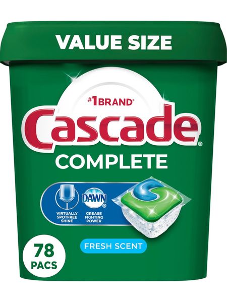 78 bags of Cascade unbelievable price!! $15 with the $4 coupon they have!! Just ordered mine! 

#LTKsalealert #LTKstyletip #LTKhome