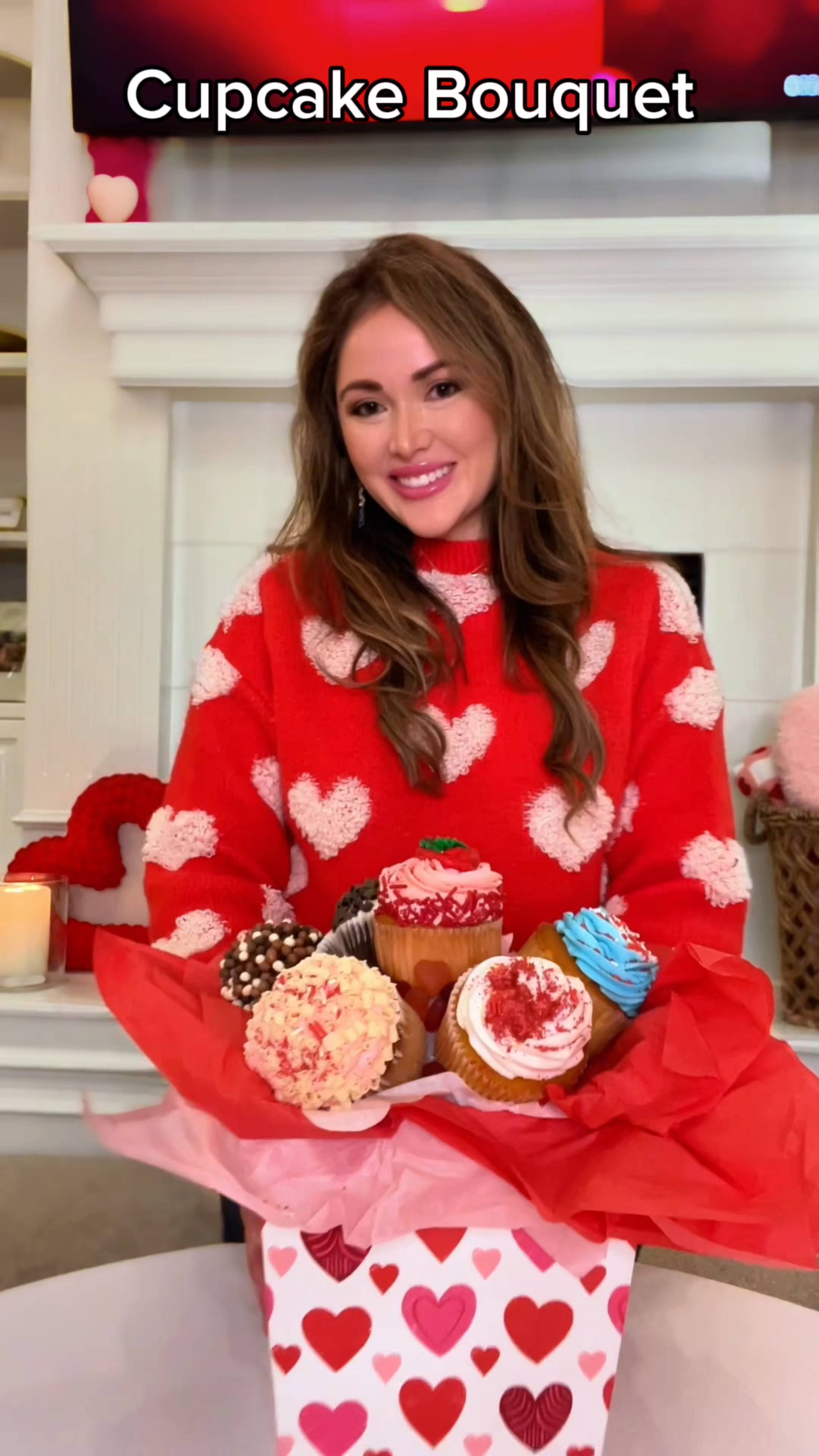 Diy Cupcake bouquet! Cupcake bouquet! 🧁 💐 This is such a fun way to gift your Valentine something sweet! Comment VALENTINE and I’ll dm you a link to everything you need to recreate this sweet Valentine’s day gift. 💝 

#valentineday #valentinegift #valentines #valentinesday #valentinesdaygiftideas #happyvalentinesday 
#happyvalentines #pinkdecor #diy #homegoods #diycraft #diycrafts #diyprojects #diyproject #momlife  #dollartree

#LTKGiftGuide #LTKWatchNow #LTKSeasonal