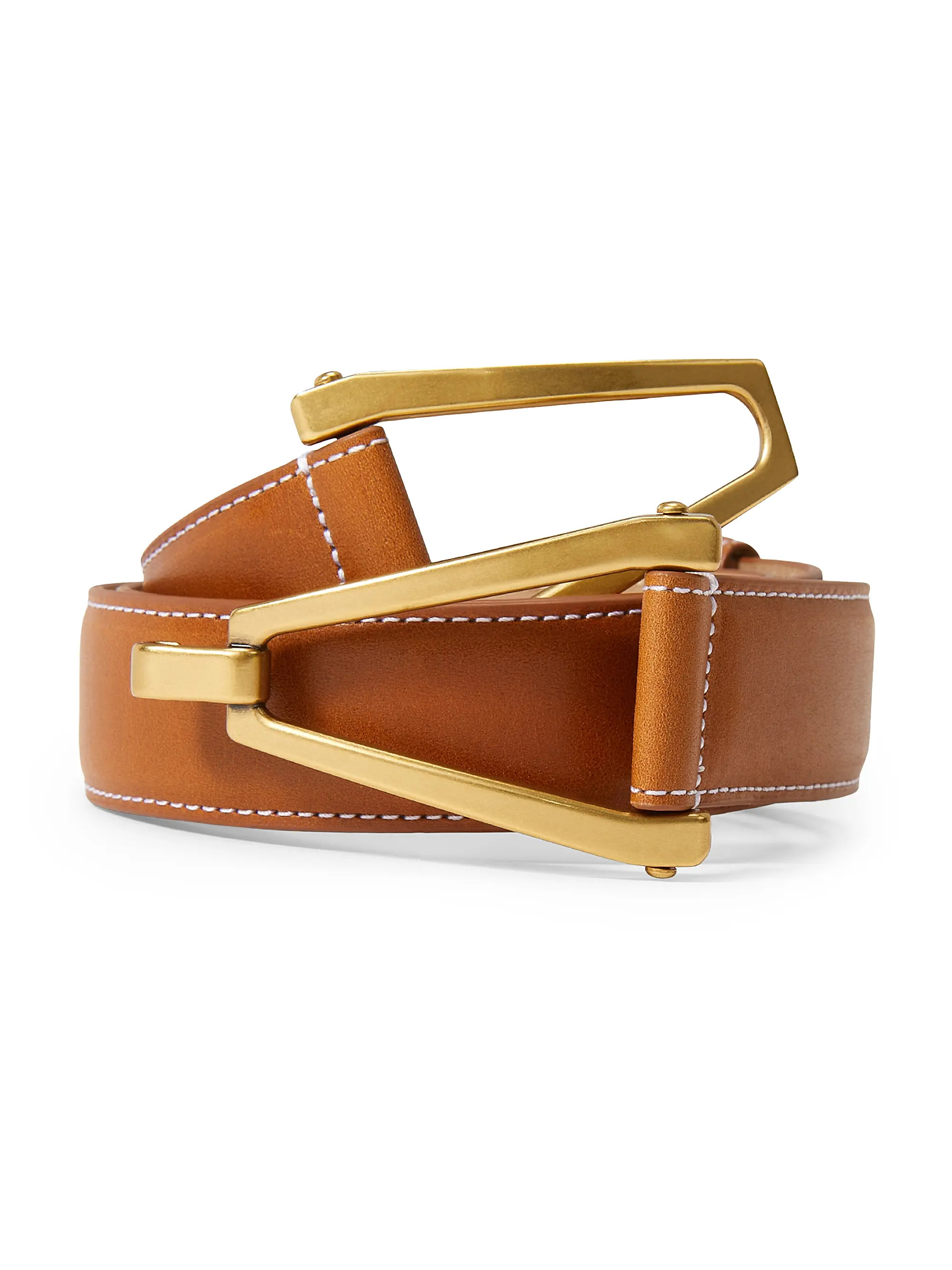 V Leather Belt | Saks Fifth Avenue