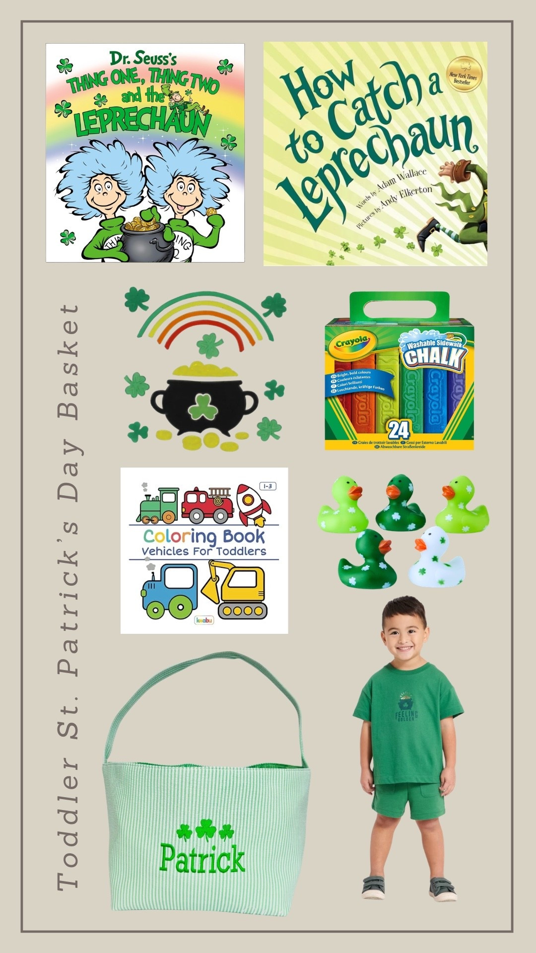 Toddler boy St. Patrick’s Day basket idea! This is what I bought for my little one! 

St. Patrick’s Day, basket idea, toddler, kids, spring time, green, gift 

#LTKSeasonal #LTKmomlife #LTKKids