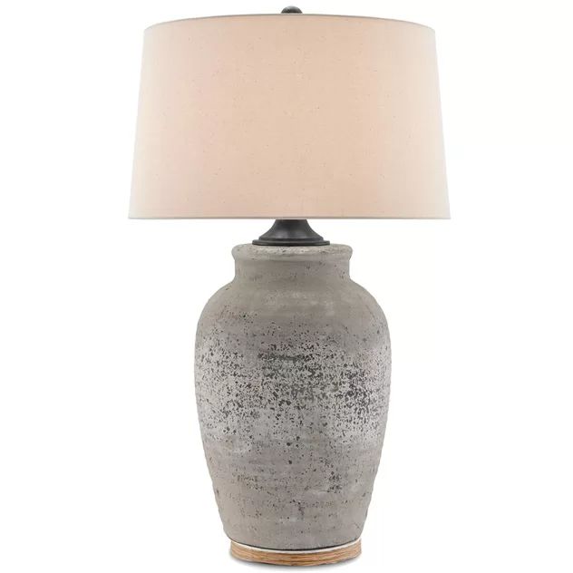 Quest 35" Rustic Gray/Aged Black Table Lamp | Wayfair North America
