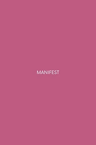 Manifest: Manifestation Notebook in Raspberry Pink with Blank Lined Pages, Manifestation Journal, 12 | Amazon (US)