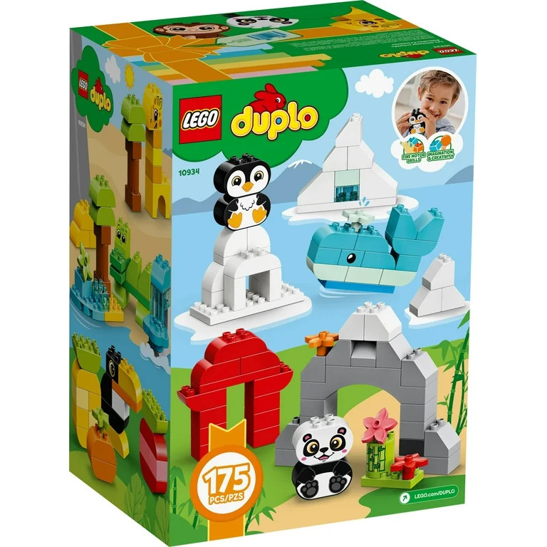 LEGO DUPLO Classic Creative Animals 10934 Building Toy Set (175 Pieces) | Walmart (US)