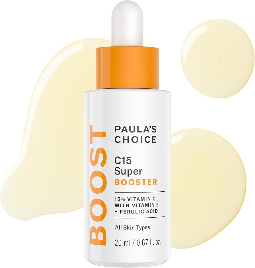 Paula's Choice BOOST C15 Super Booster, 15% Vitamin C Serum for Face, Face Serum with Vitamin E &... | Amazon (US)