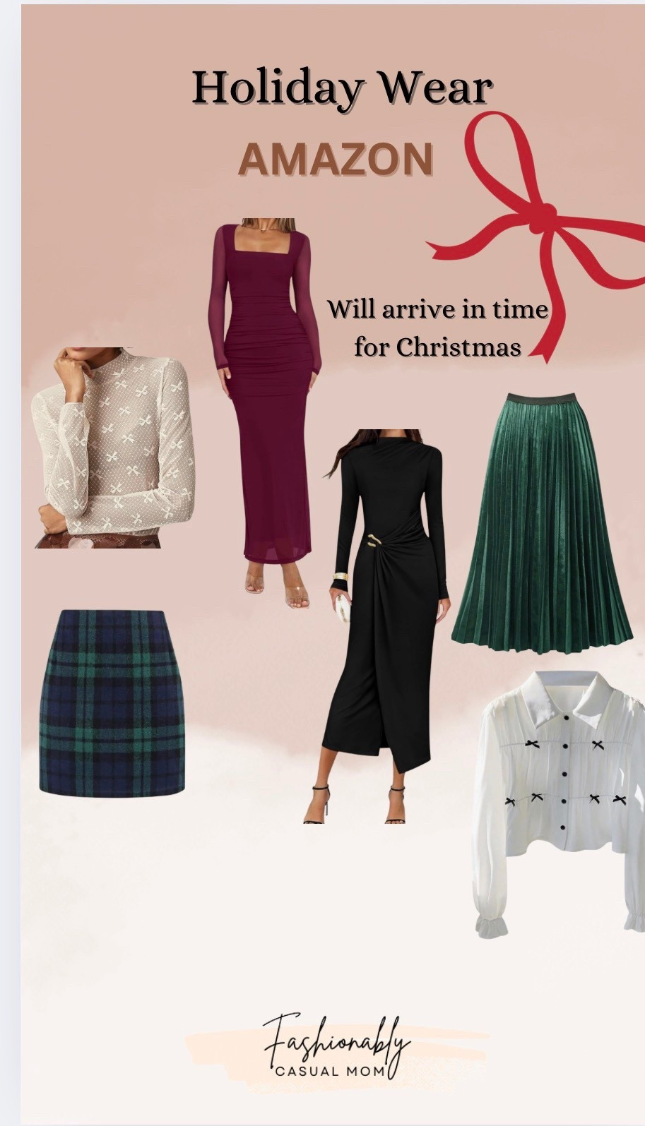 Amazon- last minute holiday wear that will arrive in time for Xmas
Dresses
Top
Skirt
Lace top


#LTKFindsUnder50 #LTKootd #LTKHoliday