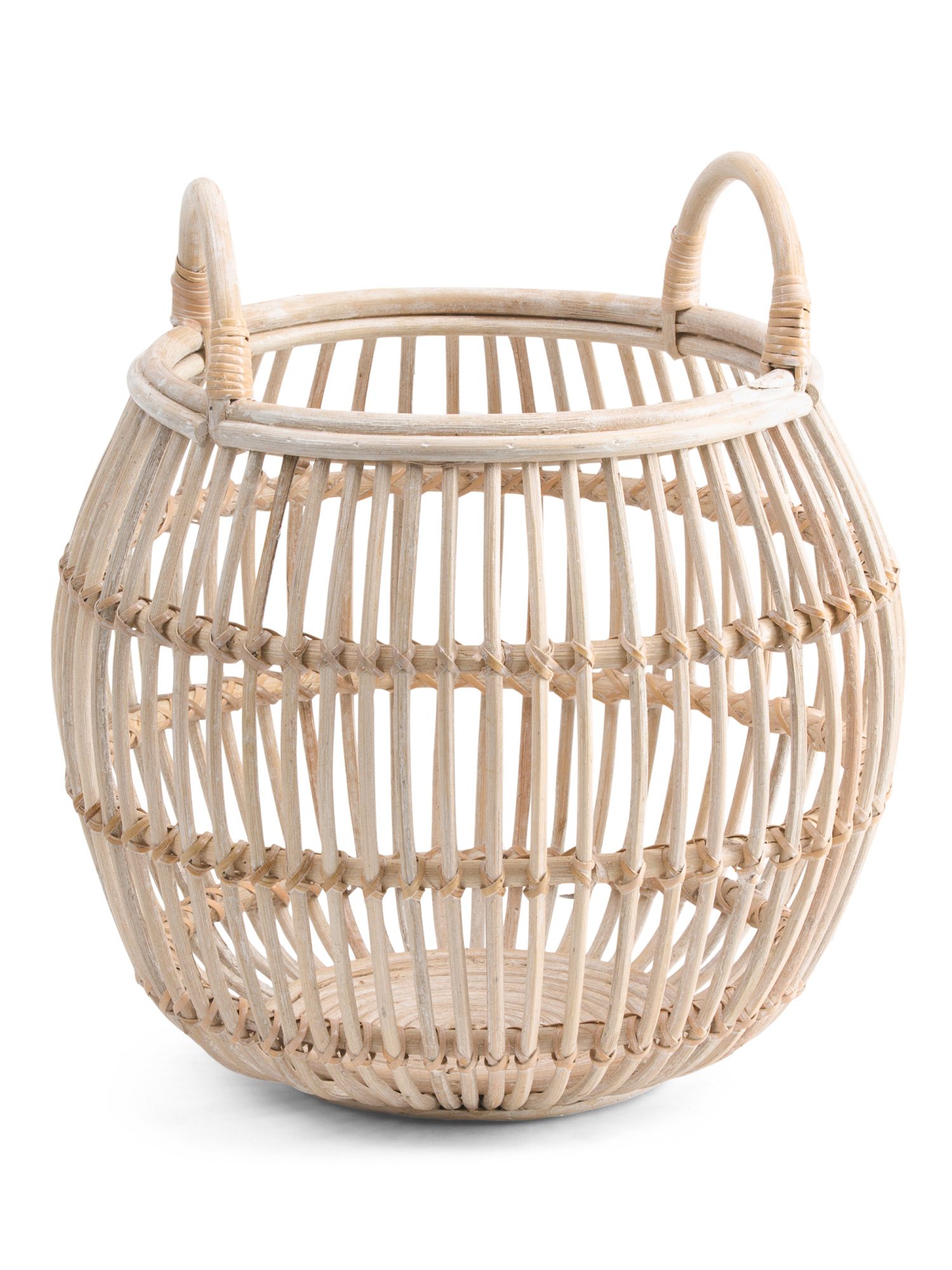 Small Rattan Round Basket | TJ Maxx