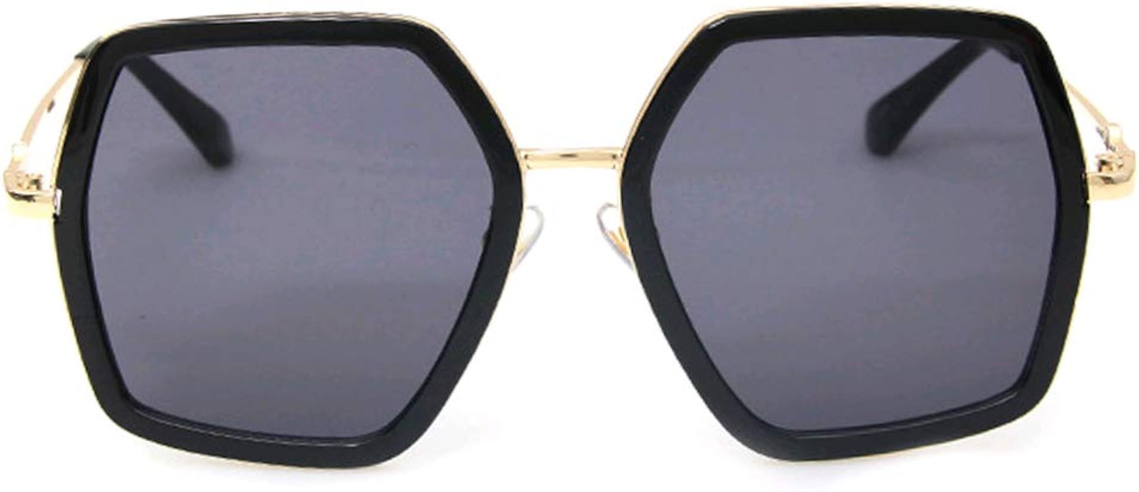 GAMT Oversized Square Sunglasses,Hexagon Sunglasses,70s Sunglasses For Women,Disco Sunglasses,Irregu | Amazon (US)