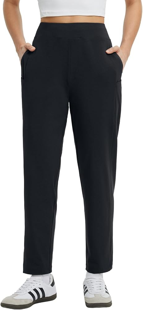baleaf Womens Travel Pants with 6 Pockets Work Lightweight Stretch Ankle Petite Dressy Casual Golf Busniess Slacks | Amazon (US)