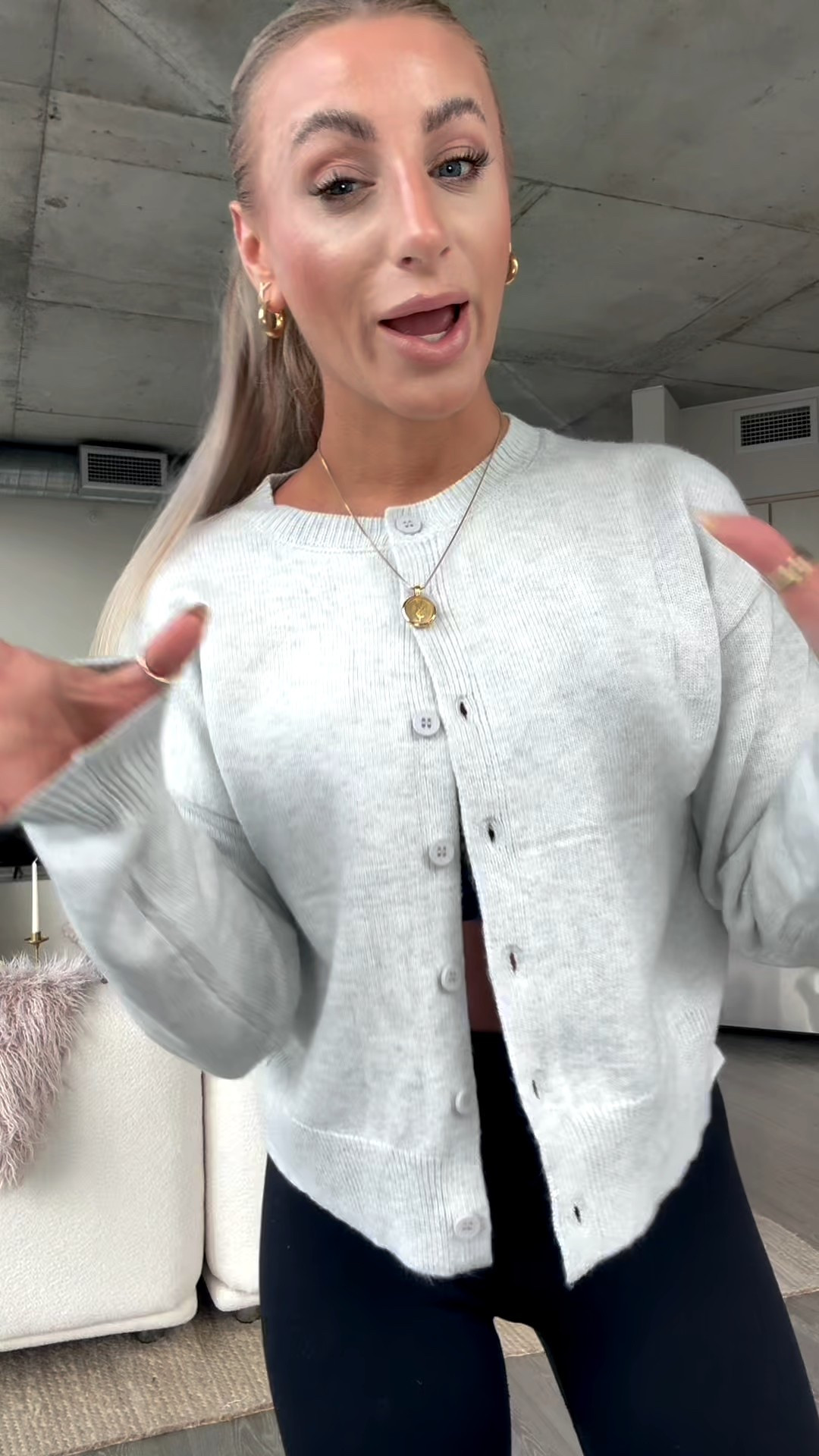 I love the cardigan trend and this one is perfect! Paired this one with leggings for an athleisure look

Amazon find, Amazon fashion, cardigan, button cardigan, cropped cardigan, leggings, athleisure, weekend outfitt

#LTKootd #LTKFindsUnder50 #LTKActive