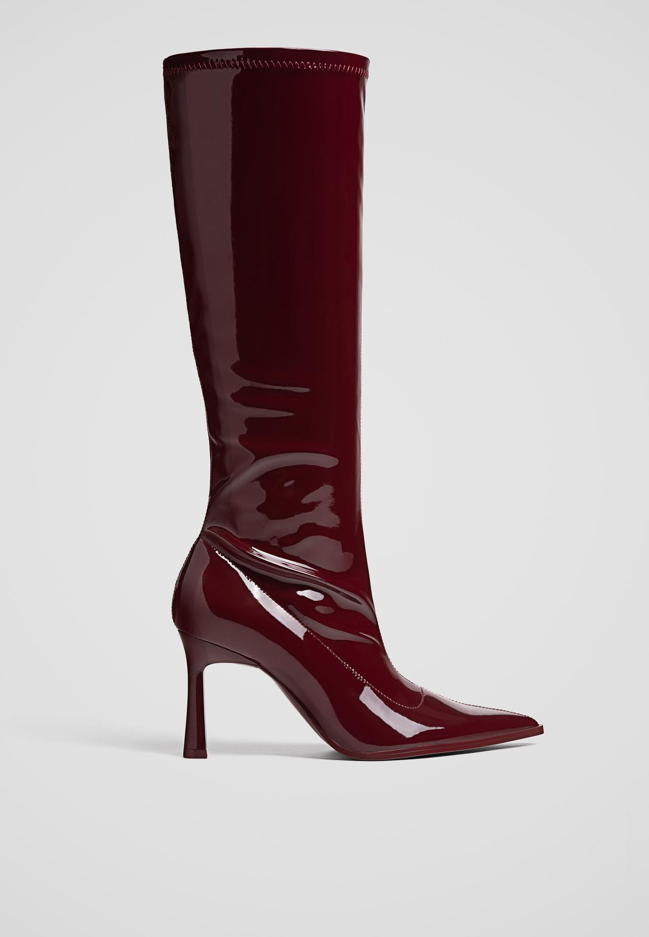 Knee-high boots with stiletto heels - Women's fashion | Stradivarius United Kingdom | Stradivarius (UK)