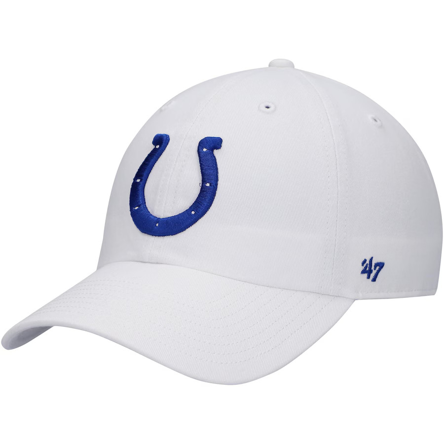 Men's Indianapolis Colts '47 White Clean Up Adjustable Hat | NFL Shop