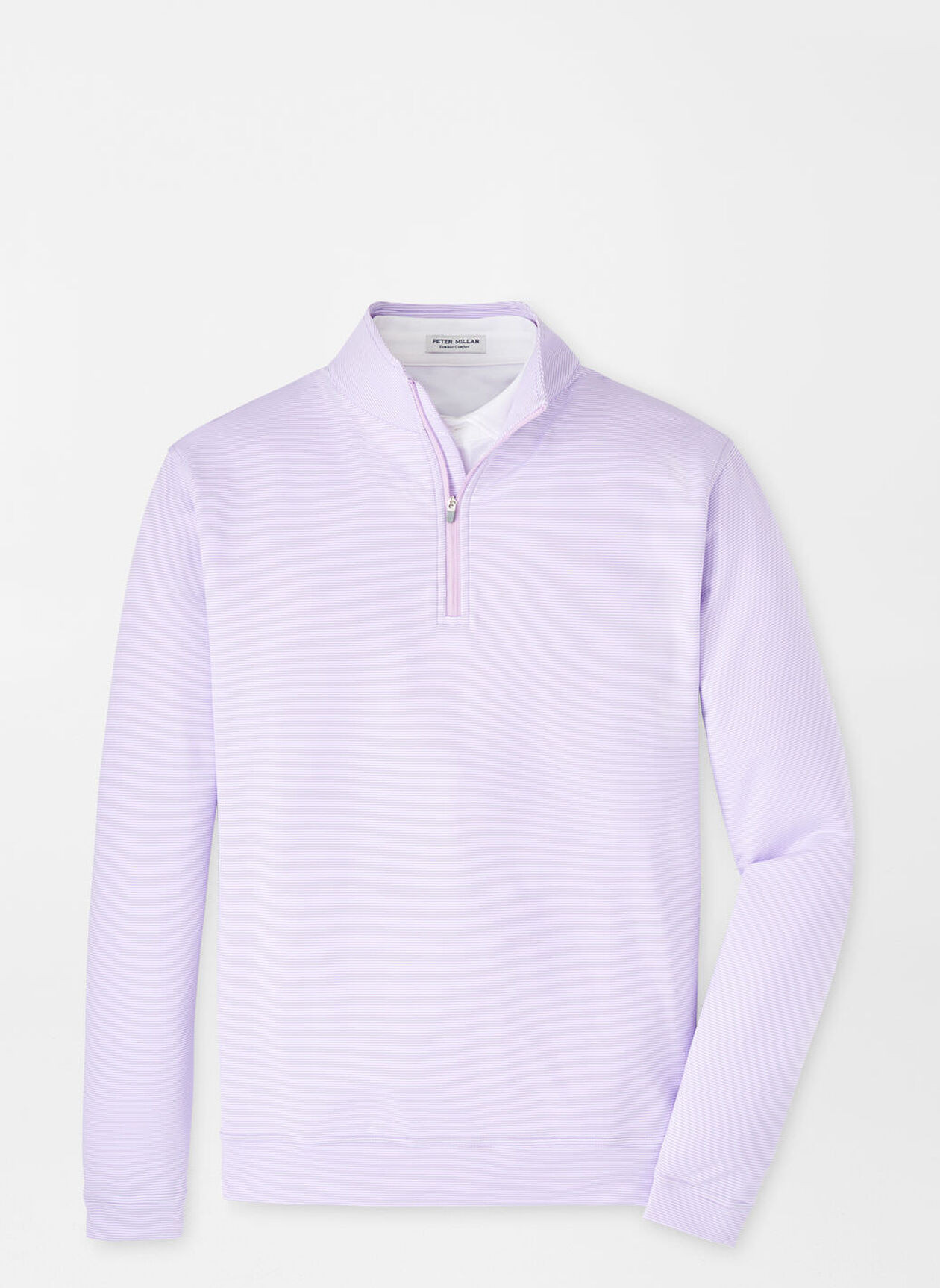 Perth Sugar Stripe Performance Quarter-Zip | Peter Millar