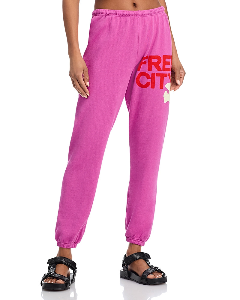 Free City Cotton Logo Sweatpants in Pinkbird | Bloomingdale's (US)