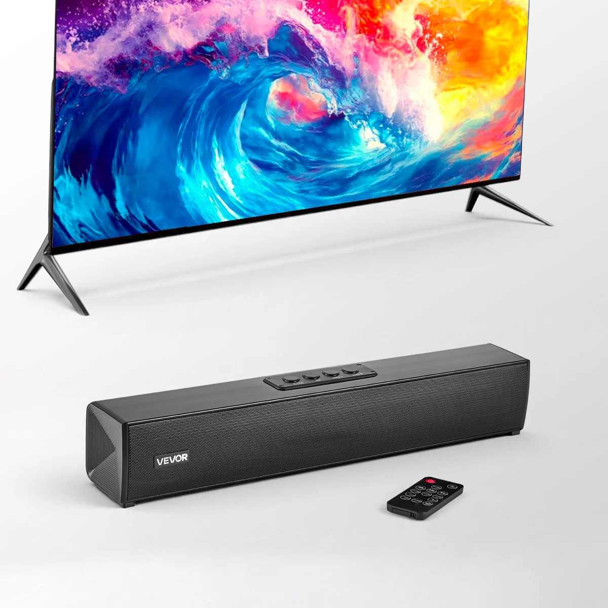 Sound Bar for Smart TV, 2.0 Channel, 17-Inch Compact Soundbar TV Speakers for Projector, Bluetoot... | Wayfair North America