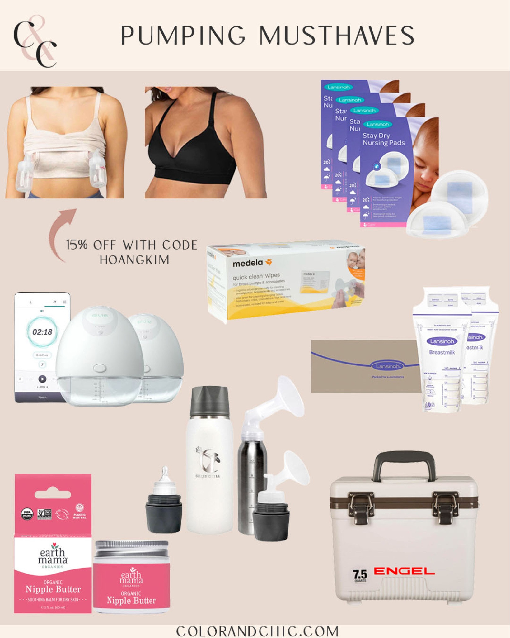 Pumping must haves including Elvie pump, nursing + pumping bras, nipple cream and more! Love these for nursing and pumping  

#LTKsalealert #LTKbaby