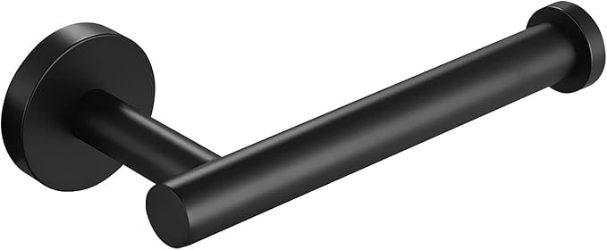 KES Black Toilet Paper Holder, Bathroom Tissue Holder Paper Roll SUS 304 Stainless Steel Wall Mou... | Amazon (US)