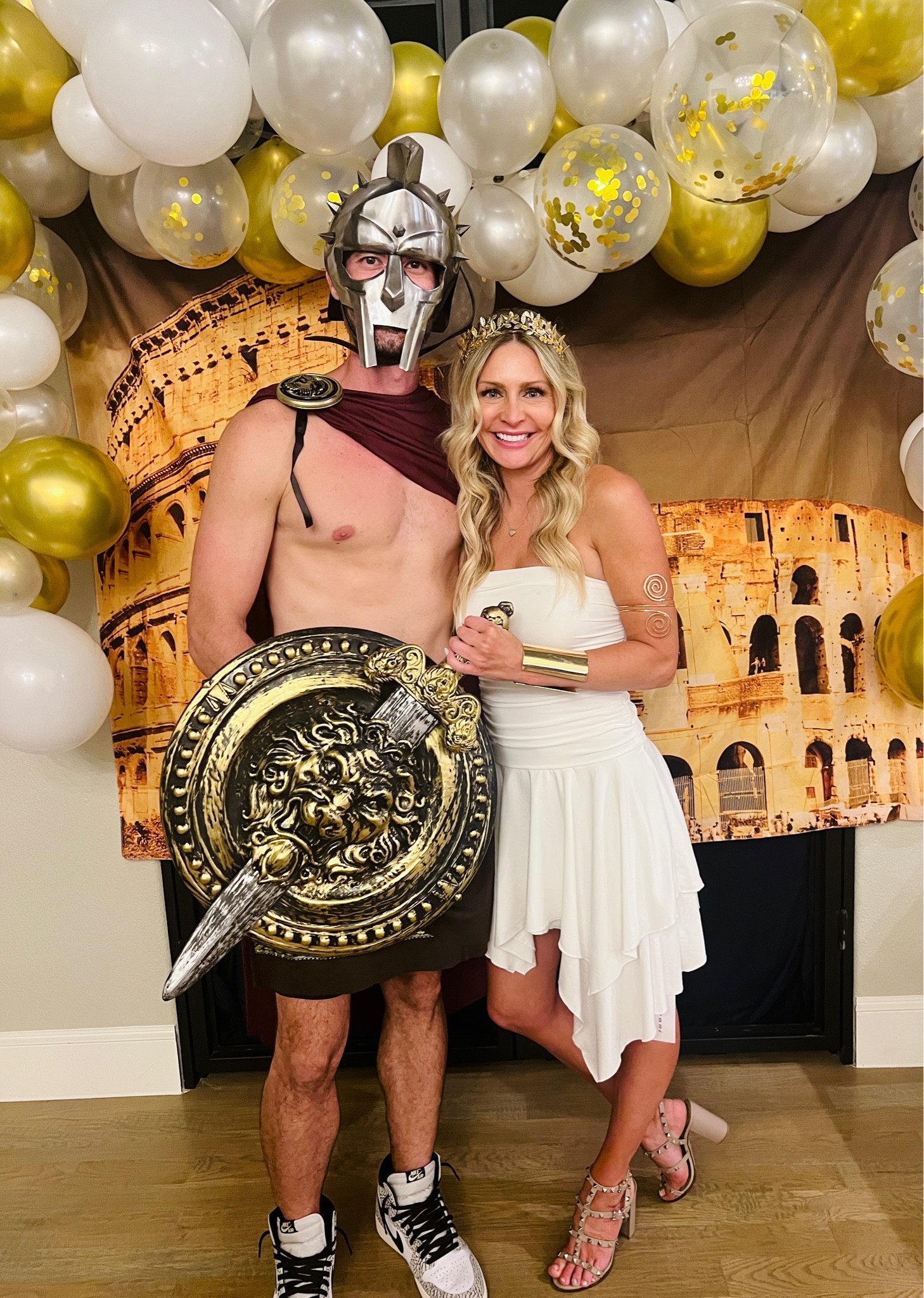 Ancient Rome party! Fun Halloween costume idea for couples. #halloween #costume #couplescostume #gladiator #rome 

#LTKSeasonal #LTKparties #LTKFind
