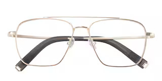 Aviator Golden Eyeglasses - FM1883 | GlassesShop 