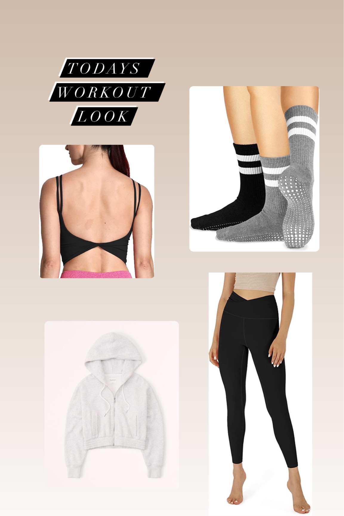 Pilates lagree workout outfit activewear sticky socks

#LTKunder50 #LTKfit #LTKU