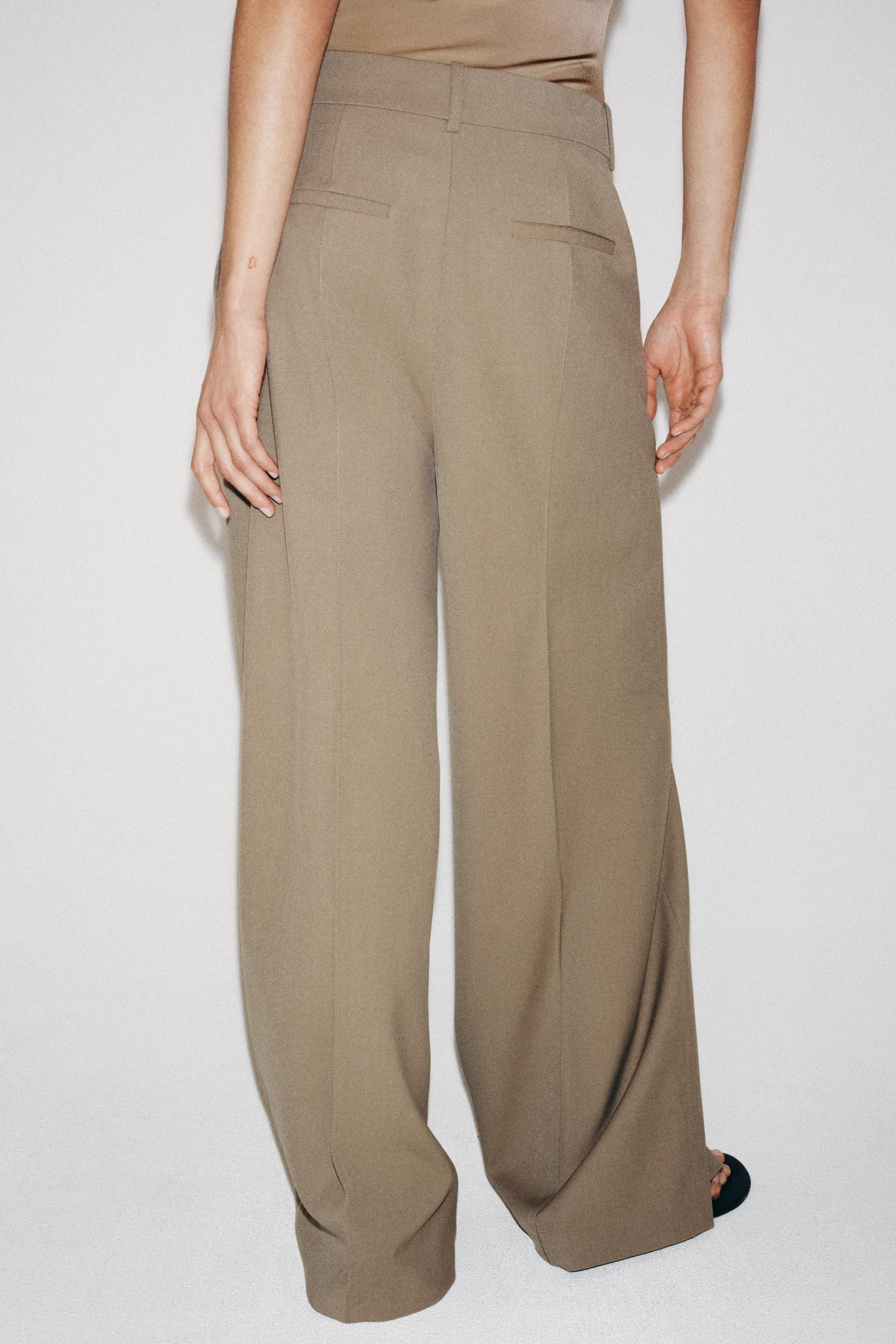 MINIMAL WIDE LEG PANTS ZW COLLECTION | Zara US