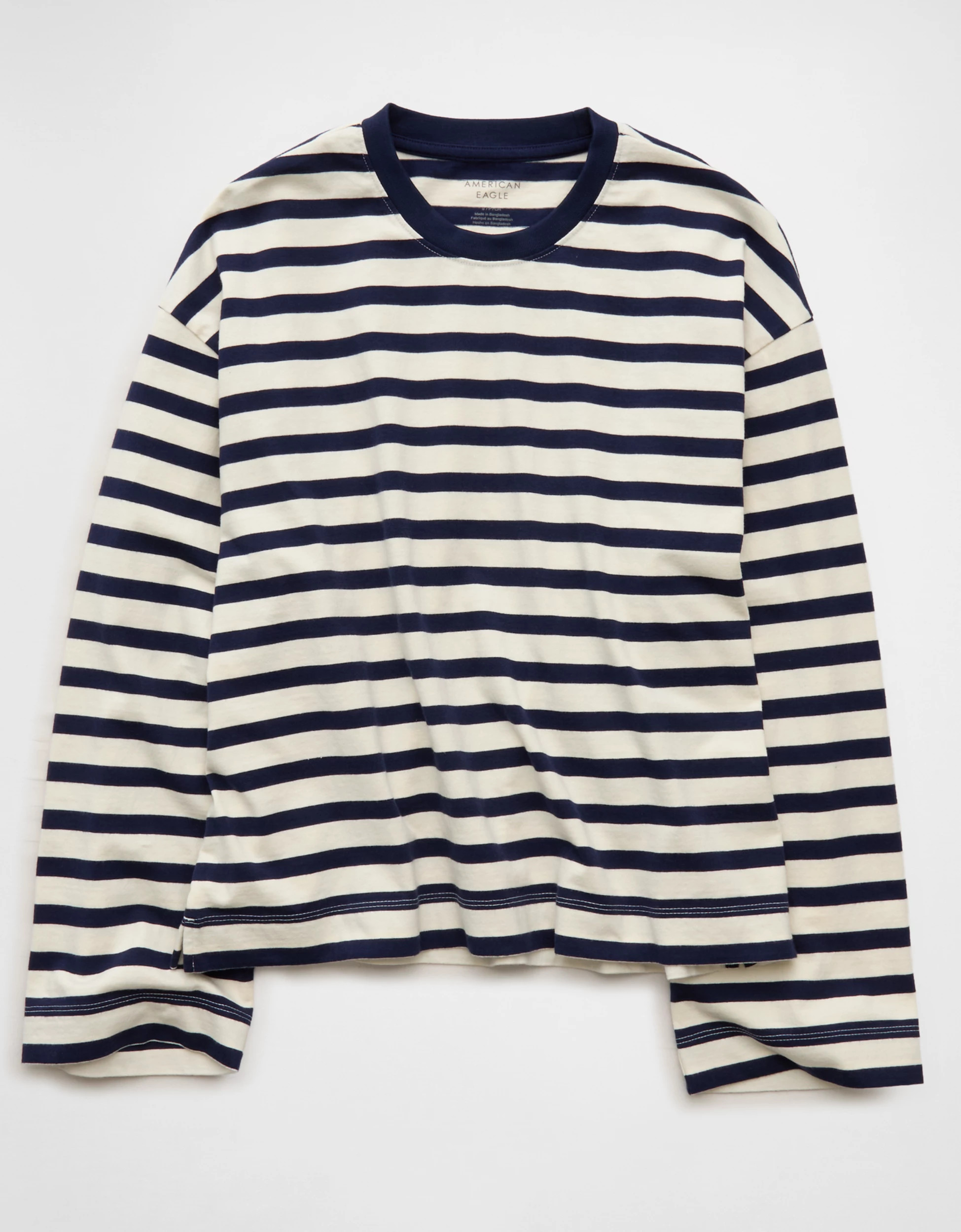 AE Oversized Long-Sleeve T-Shirt | American Eagle Outfitters (US & CA)