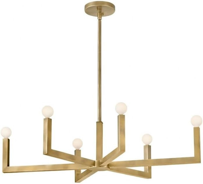 Bailey Street Home 6 Light Linear Chandelier in Transitional and Modern Style-9 inches Tall and 3... | Amazon (US)