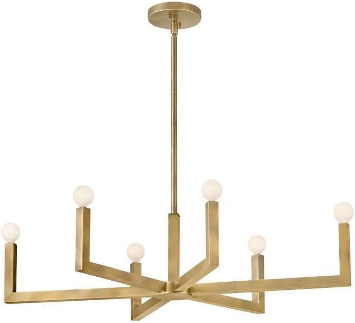 Bailey Street Home 6 Light Linear Chandelier in Transitional and Modern Style-9 inches Tall and 3... | Amazon (US)