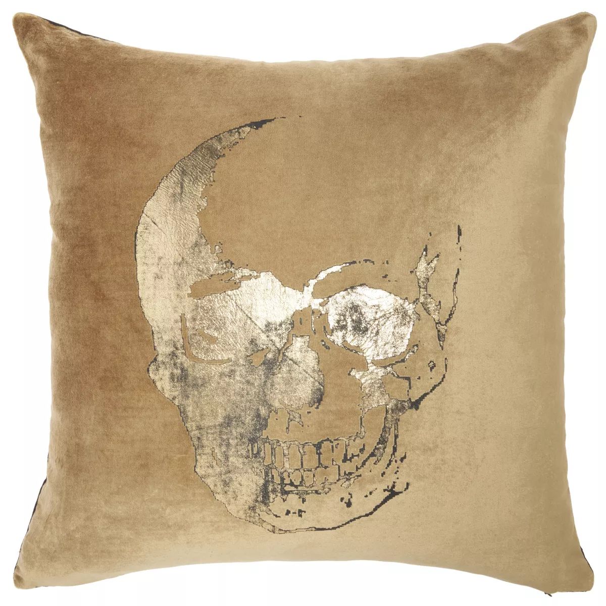 Mina Victory Luminecence Metallic Skull Pillow | Target