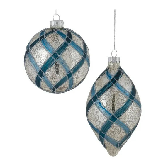 Melrose International LLC Ornament (Set of 6) 4.75"H, 6"H Glass | Walmart (US)