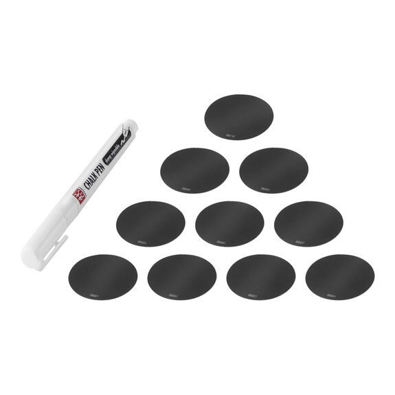 CUBE Silicone Label Set with Chalk Marker , 11-pc | The ZWILLING Group Cutlery & Cookware