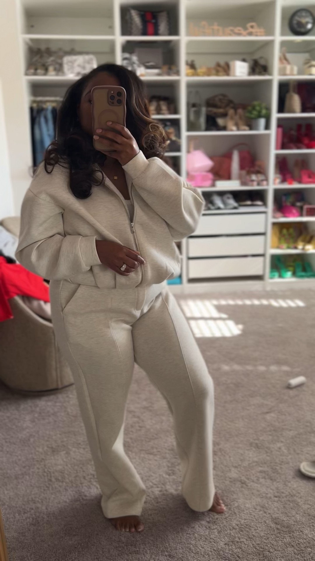 Cute and comfortable sweatpants set | perfect to throw on for any occasion. 

#LTKSaleAlert #LTKCyberWeek #LTKMidsize