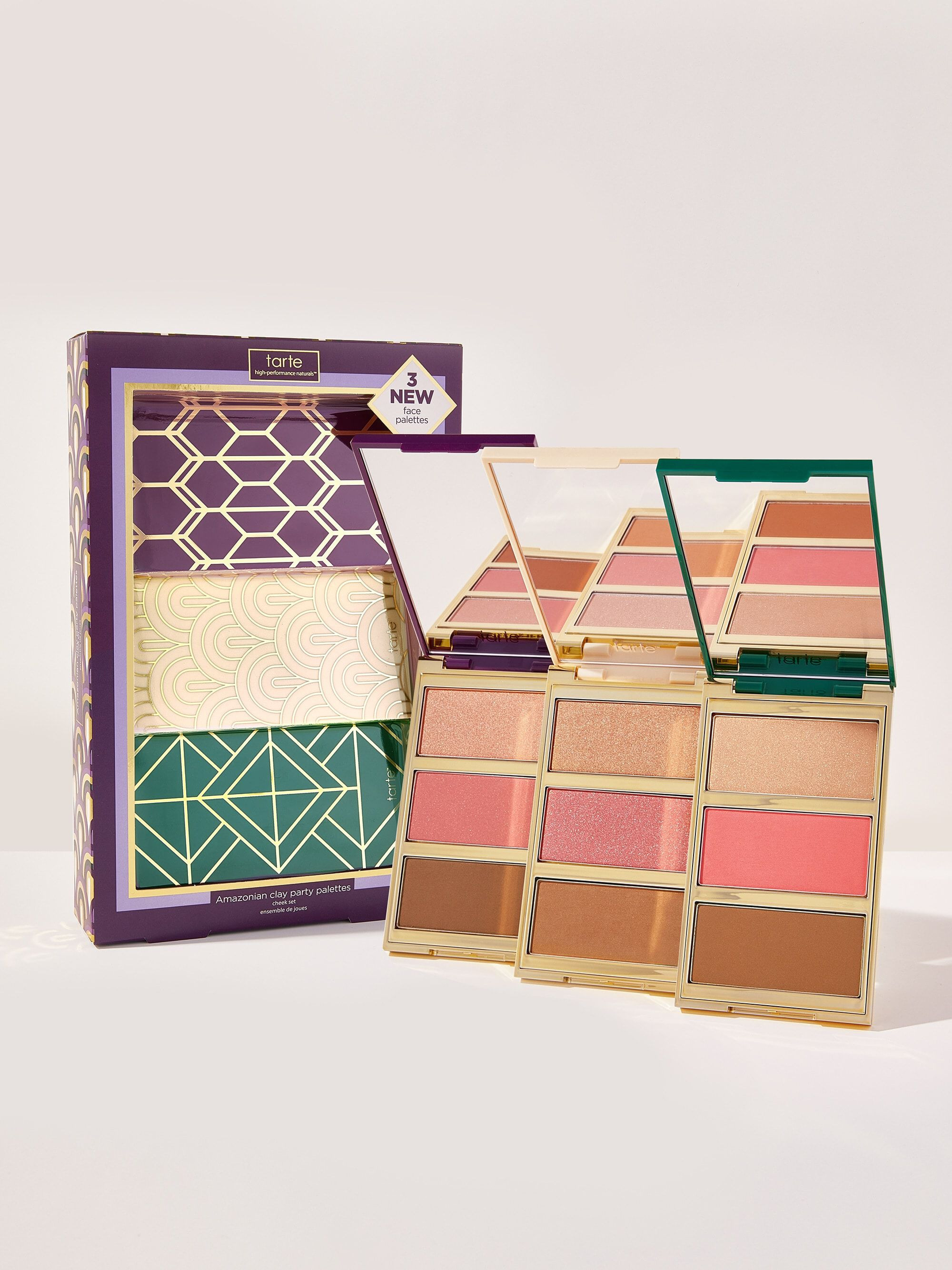 Amazonian clay party palettes cheek set | tarte cosmetics (Global)