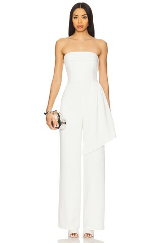 Lovers and Friends Daisy Jumpsuit in White from Revolve.com | Revolve Clothing (Global)