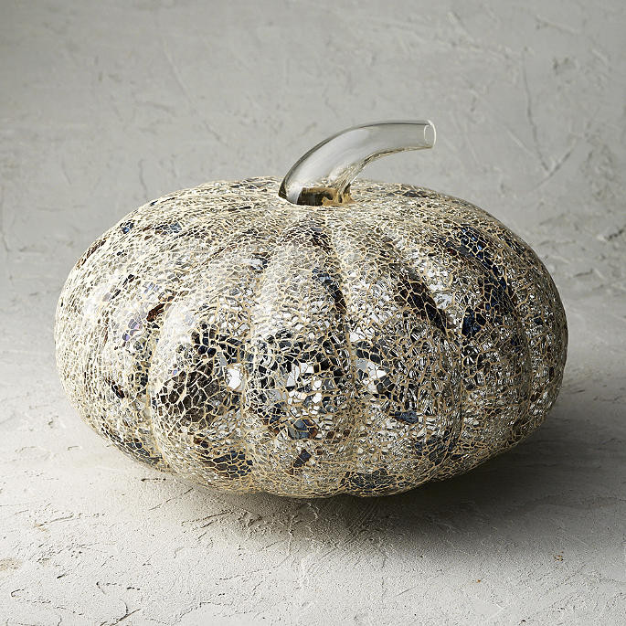 Mosaic Glass Pumpkin | Frontgate | Frontgate
