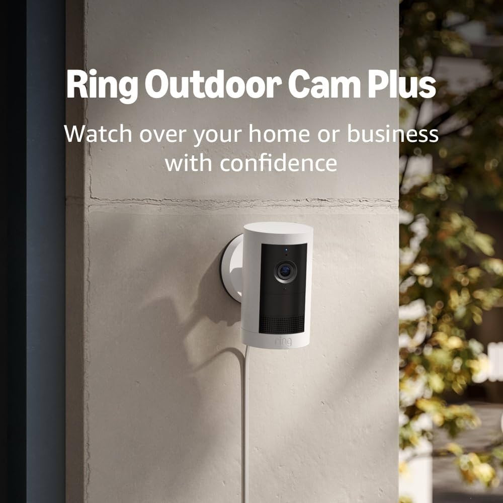 Introducing Ring Outdoor Cam Plus, Plug-In — Wide-Angle 2K Video with Ring Vision, Low-Light Si... | Amazon (US)