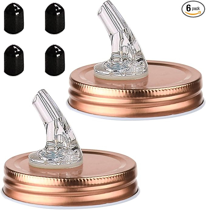 Mason Jar Pour Spout, For Spout Spouting Lid Mason Jars Regular Spout Size 70mm Dispenser Sprouti... | Amazon (US)