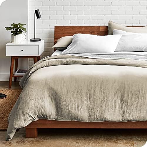 Bare Home Sandwashed Duvet Cover - Twin/Twin XL - Premium 1800 Ultra-Soft Brushed Microfiber - Hy... | Amazon (US)