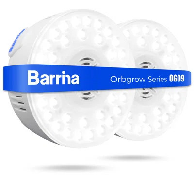 Barrina Orbgrow Og09 Puck Grow Light, 5000k 18w, Full Spectrum Plant Light For Indoor Plants, 2 Packs | Wayfair North America
