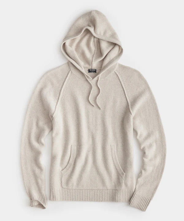 Nomad Cashmere Hoodie in Heather Grey | Todd Snyder