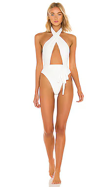 PQ x Vale Genta Alex One Piece in Sea Salt from Revolve.com | Revolve Clothing (Global)