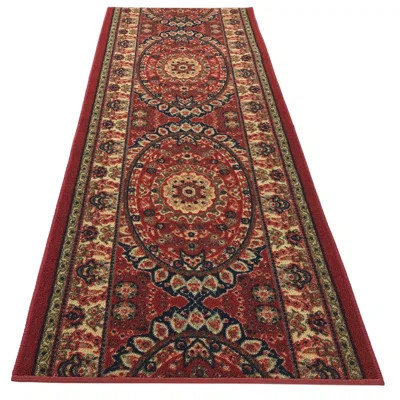 Plattville Tufted Red Rug World Menagerie Rug Size: Runner 2'2" x 42' | Wayfair North America