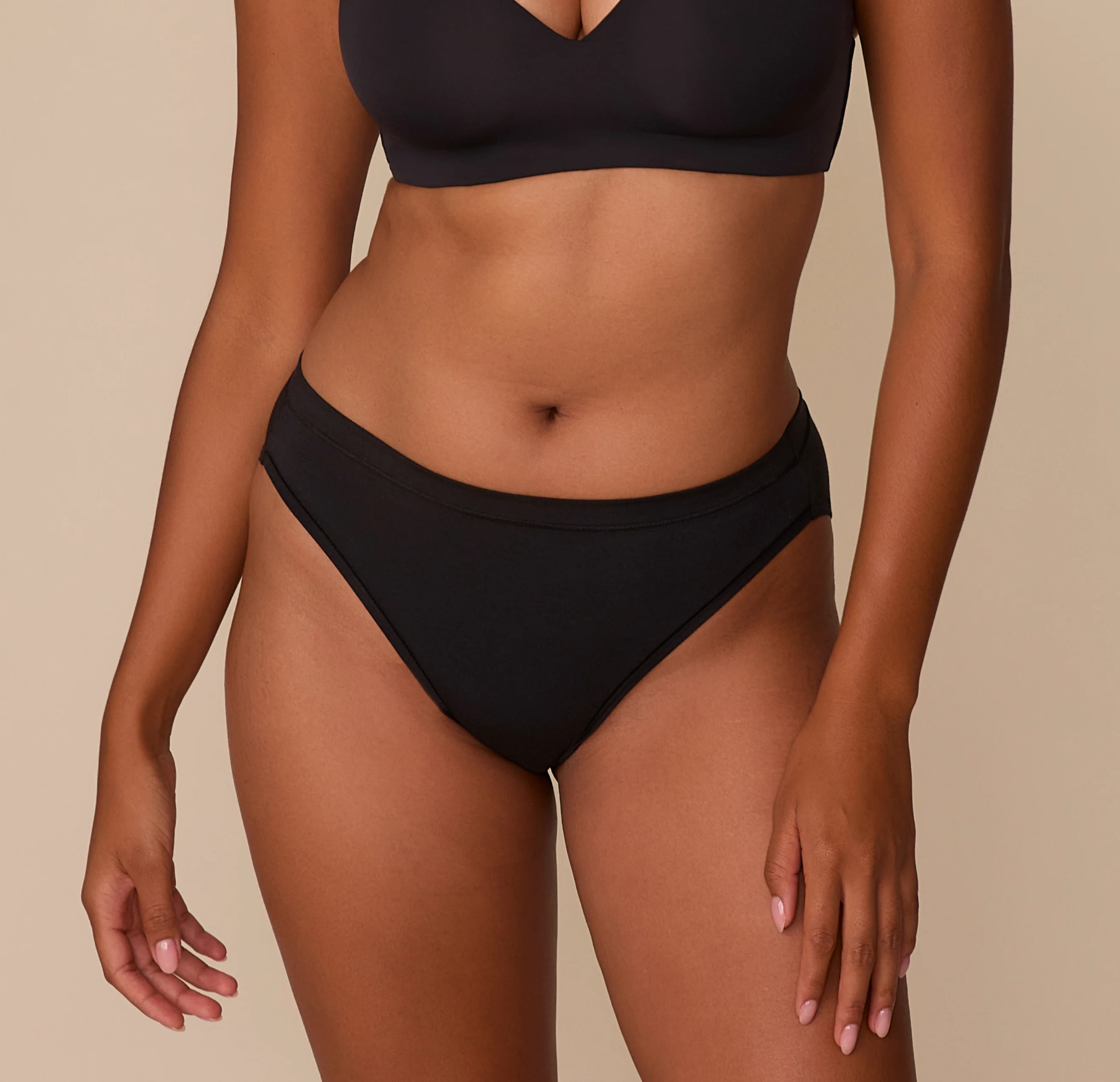 Cloud Cotton Logo French Cut Brief | Harper Wilde