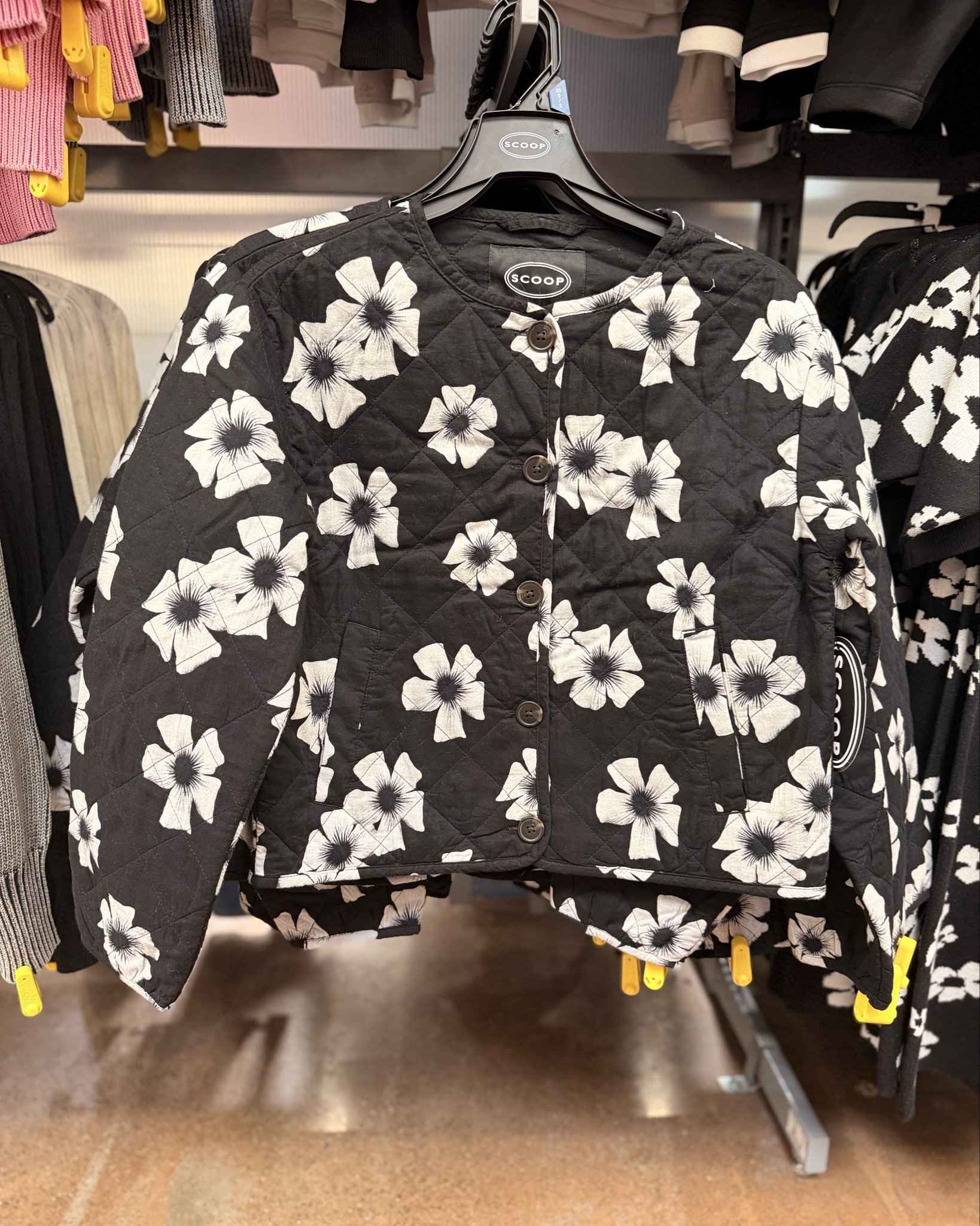 Show off your style in this quilted floral jacket 🌼

#LTKootd