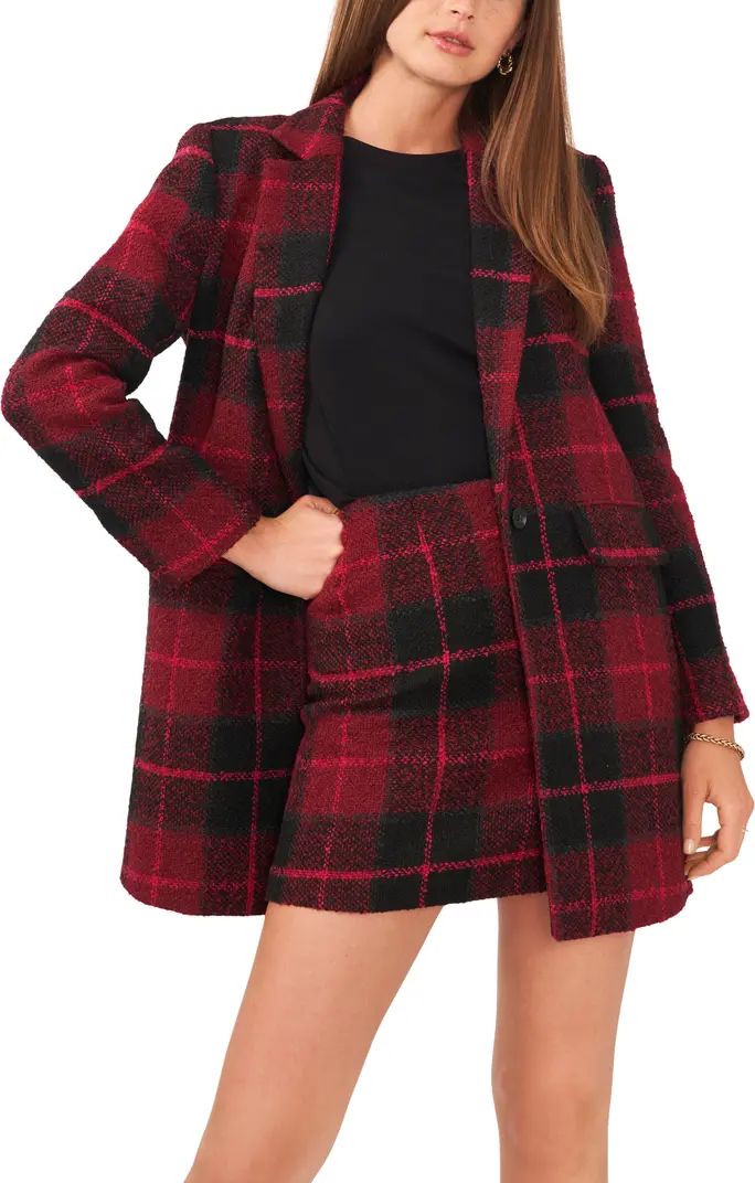 One-Button Plaid Jacket | Nordstrom