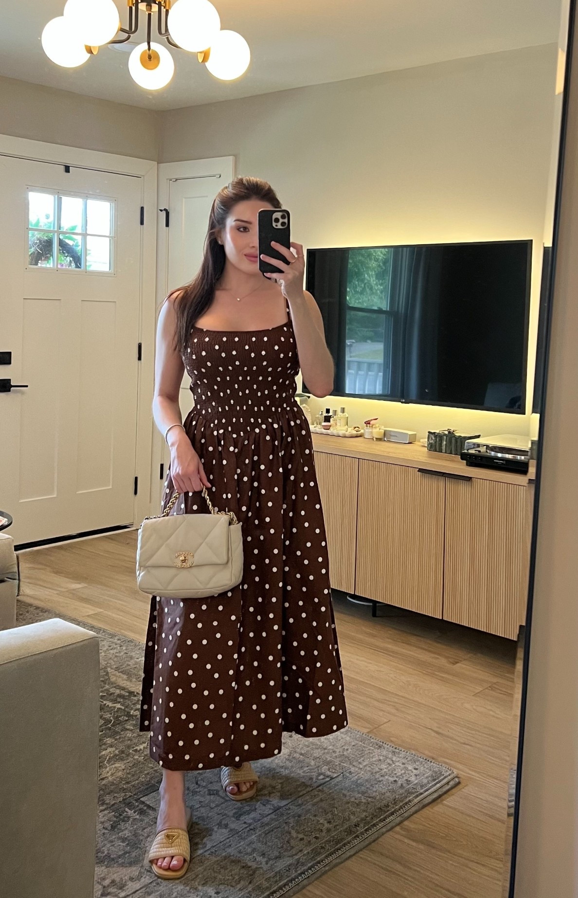 Link to dress isn’t working - click on the swimsuit! Dress is Abercrombie 🤎