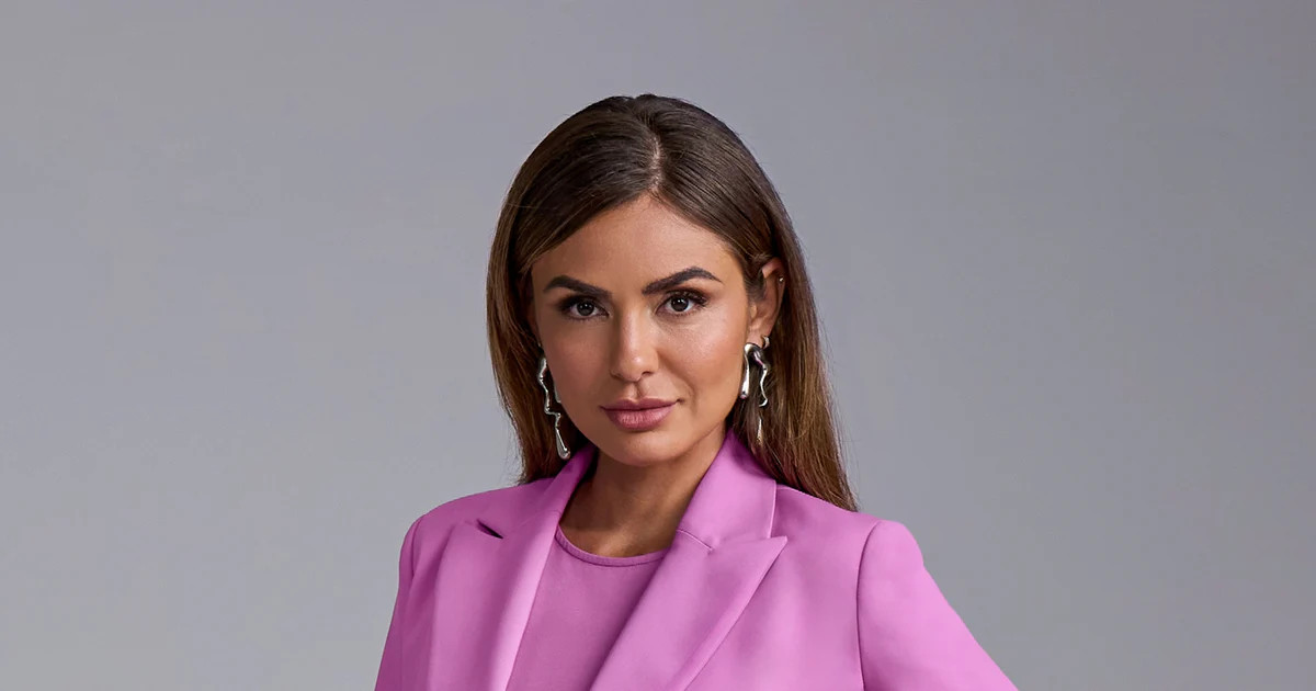 Chic Modern Double Breasted Blazer - Radiant Orchid | Boston Proper | Boston Proper