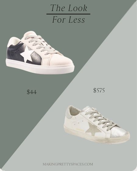 Shop this look for less!
Golden Goose, Amazon, save, shoe, sneakers, star shoe

#LTKsalealert #LTKstyletip #LTKkids