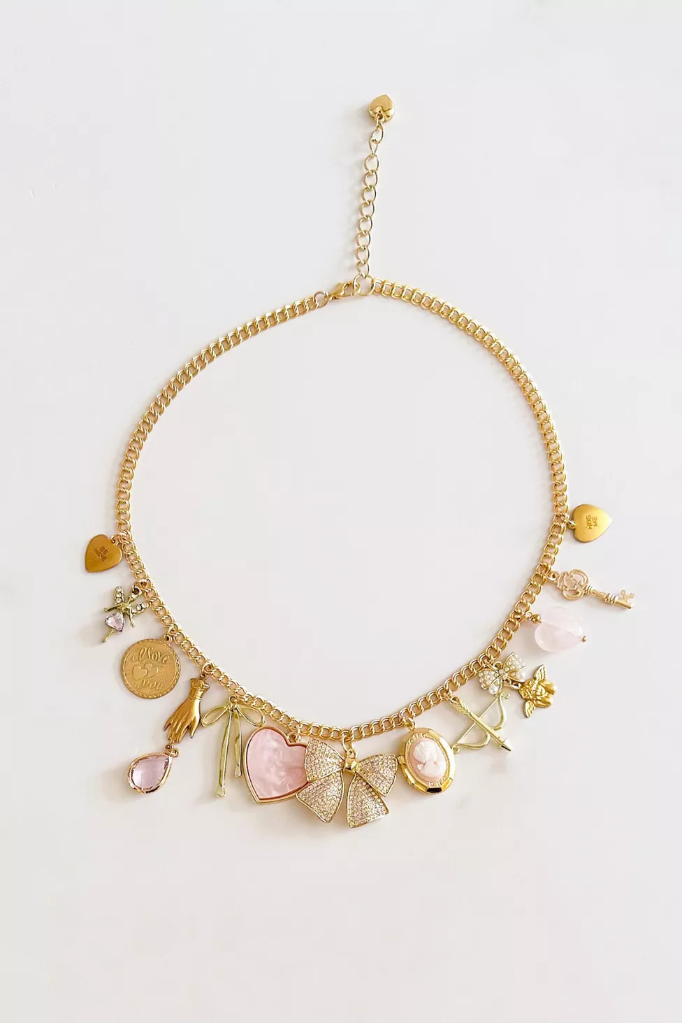 Shop Charming Tea Unique Coquette Charm Necklace | Urban Outfitters (US and RoW)