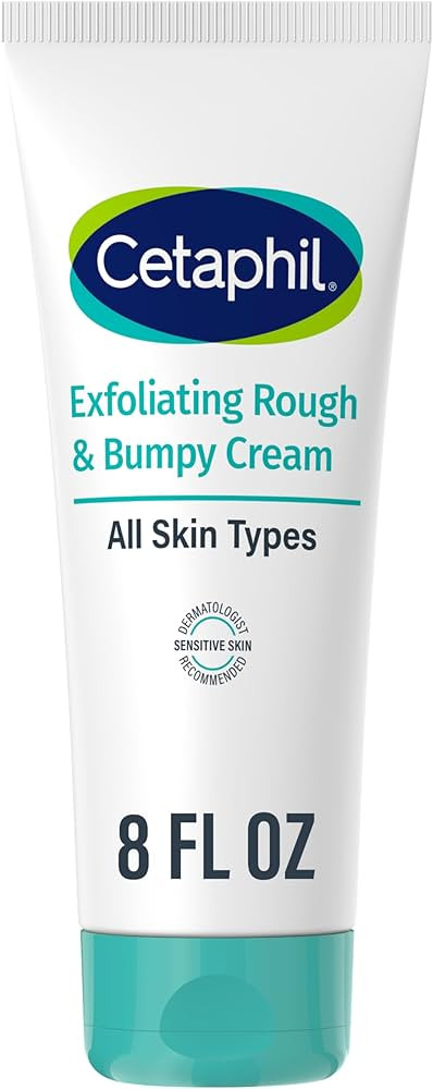 Cetaphil Exfoliating Rough & Bumpy Cream, Lightweight Cream for All Skin Types, 8 oz Tube, 20% Ur... | Amazon (US)